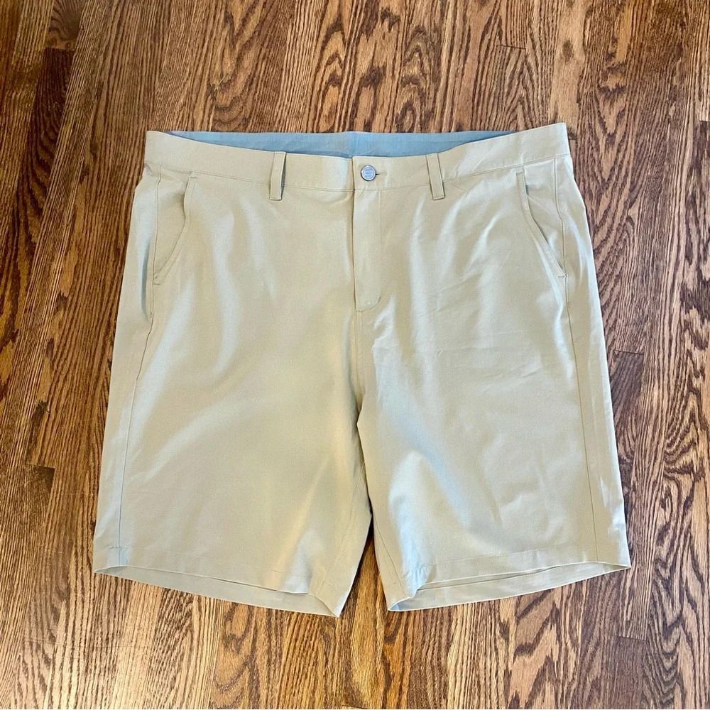 Free Fly Apparel Tan Hybrid Shorts Versatile and Stylish